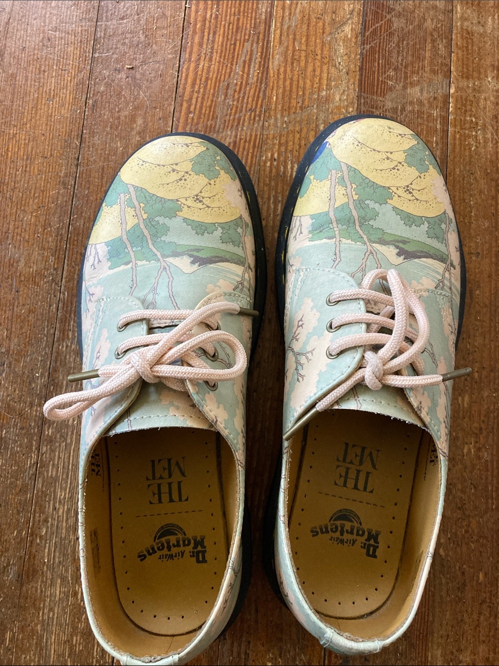 Dr Martens x The Met “Thirty-six Views of Mt Fuji” loafers